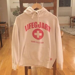 White Lifeguard sweatshirt